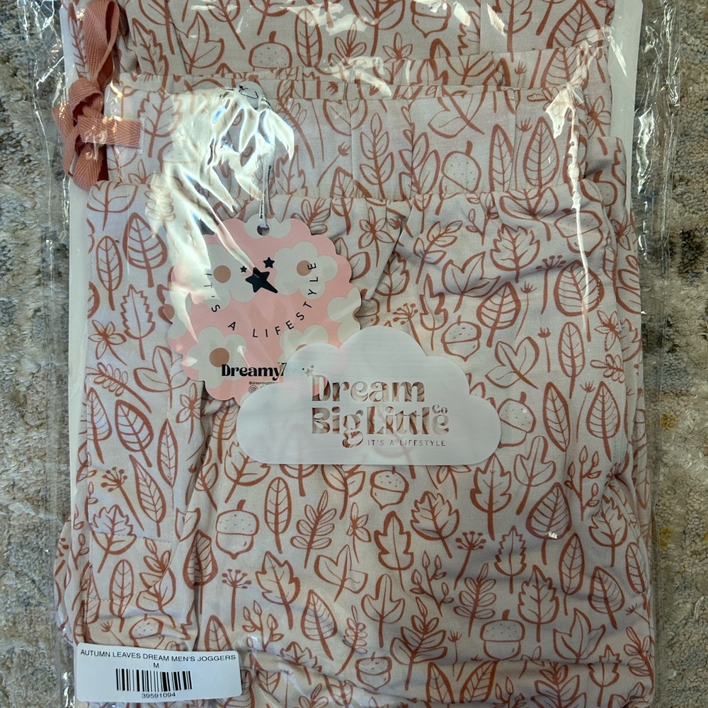 Dream Big Little Co Autumn Leaves Joggers -Men’s M